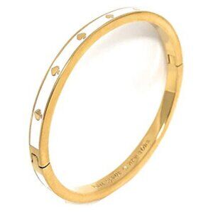 Kate Spade Spot the Spade Enamel Hinged Bangle Bracelet NWOT